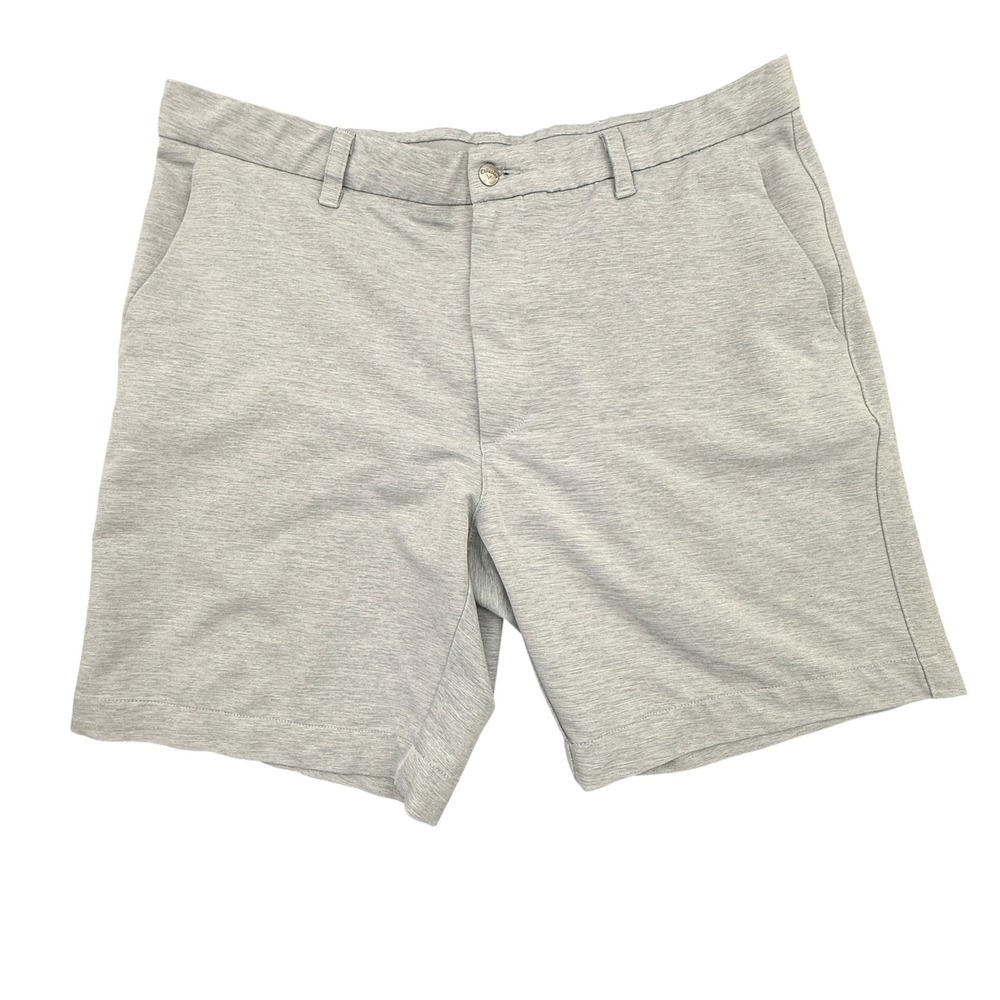 Callaway Golf Shorts Mens 36 Gray Performance Stretch Heathered Flat Front